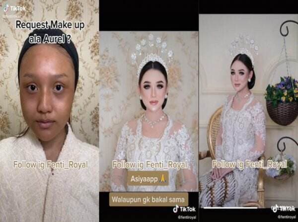 Viral! Wanita Ini Minta Makeup ala Aurel Hermansyah, Hasilnya Malah Mirip Amanda Manopo