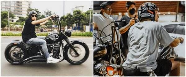 Gaya 12 pelawak Tanah Air saat touring motor gede, gahar banget