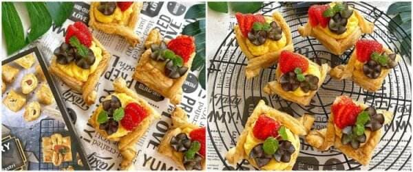 Resep fruit puff pastry, enak dan cocok jadi sajian keluarga