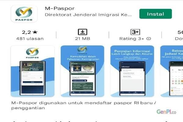 Ini Dokumen Wajib Saat Melakukan Permohonan Lewat M-Paspor