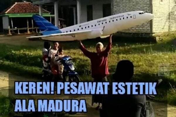 Viral Warga Madura Bikin Pesawat Garuda, Dipanggil Menteri BUMN Erick Thohir