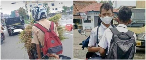 11 Potret anak sekolah boncengan motor, ada aja momen lucunya