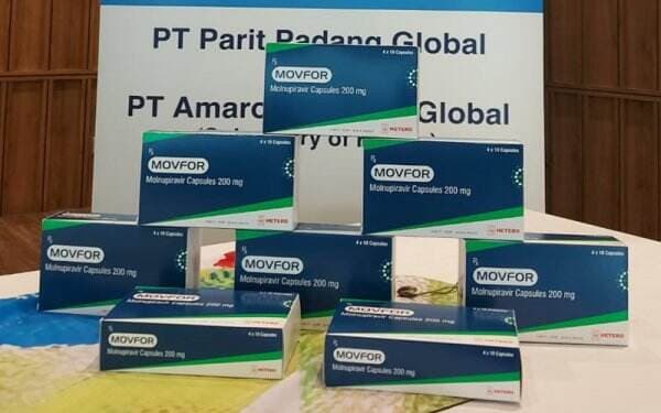 Amarox Bawa Obat Covid Molnupiravir ke Indonesia