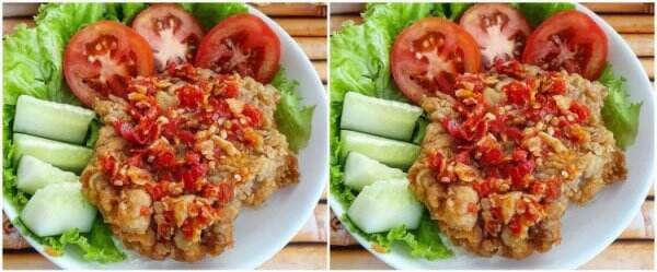 Resep ayam geprek crispy enak, gurih, pedas, dan sederhana