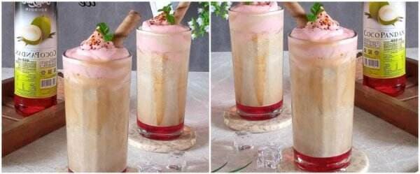 Resep es cocopandan coffee latte, minuman kekinian ala kafe