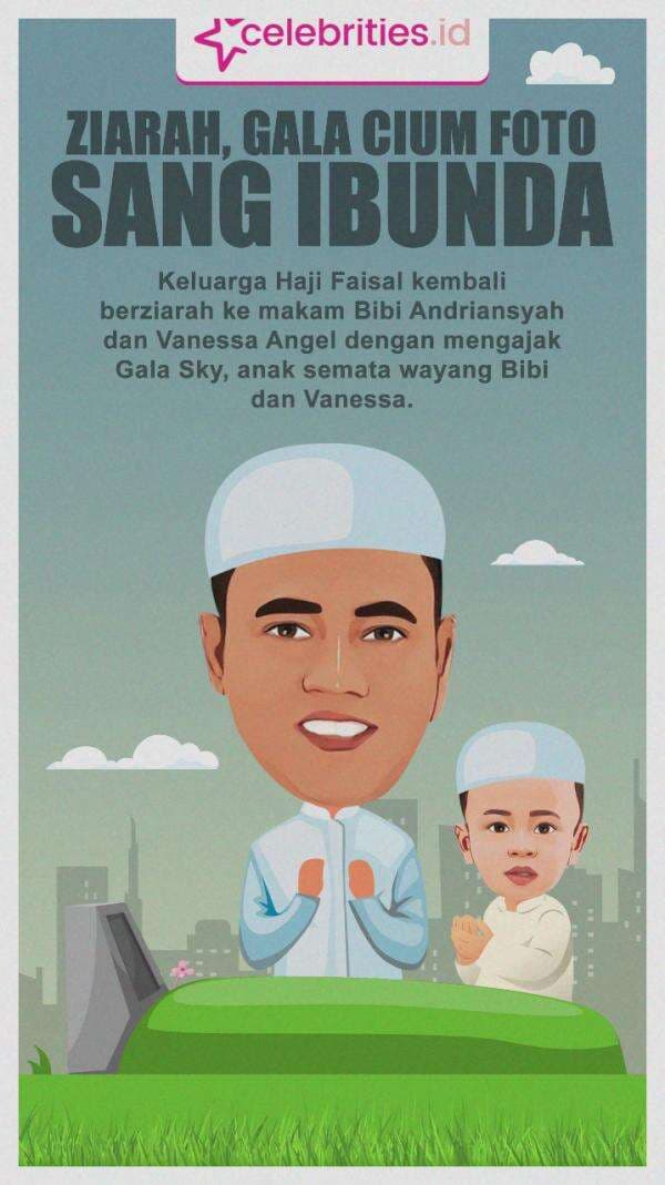 Infografis Gala Sky Cium Foto Mendiang Vanessa Angel saat Ziarah Bersama sang Kakek Infografis Gala Sky Cium Foto Mendiang Vanessa Angel saat Ziarah Bersama sang Kakek