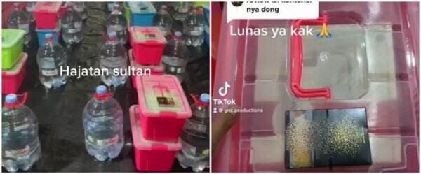 Viral besek hajatan sultan, dapat satu galon & box kontainer