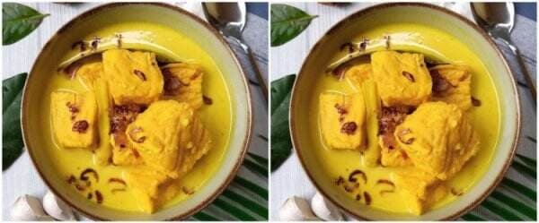 Resep tahu bumbu kuning pakai kuah segar, enak, gurih, dan sederhana