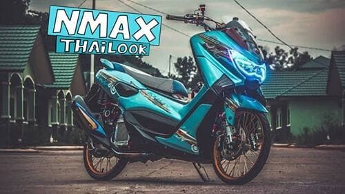 Penampilan NMAX Modifikasi Thailook, Identik dengan Kaki Kecil