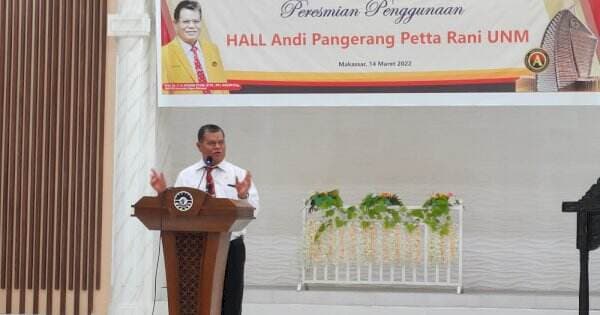 Diresmikan Rektor UNM, Auditorium Amanagappa Kini Bernama Gedung Hall Andi Pangeran Pettarani