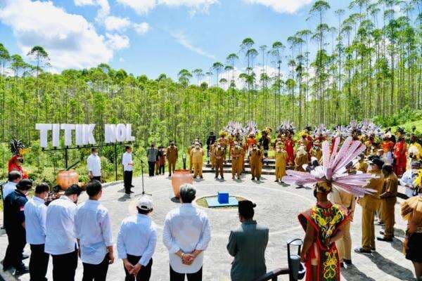 Penampakan Titik Nol Pembangunan Ibu Kota Nusantara Yang Dihadiri Presiden Jokowi Penampakan Titik Nol Pembangunan Ibu Kota Nusantara Yang Dihadiri Presiden Jokowi
