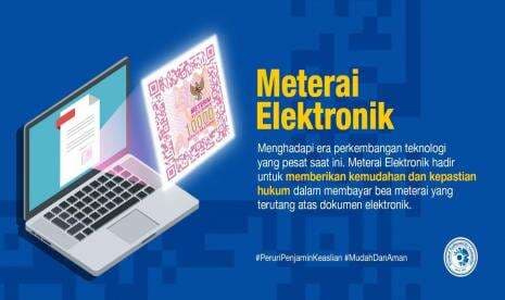 Perbedaan Fungsi E-meterai dan Meterai Tempel, Ini Penjelasannya