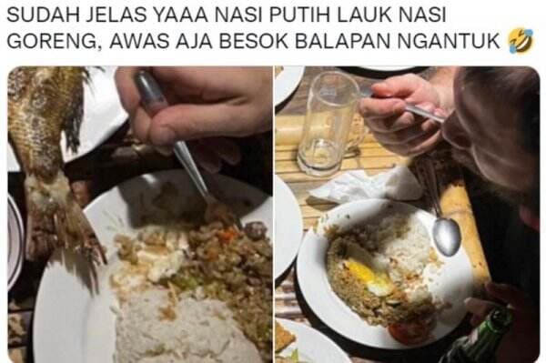 Viral! Pembalap Moto2 Alessandro Zaccone Jadikan Nasi Goreng sebagai Lauk, Netizen: Ini Konsepnya Gimana Dah