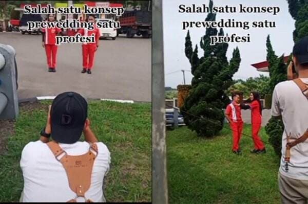 Viral Foto Prewed di Pom Bensin, Dapat Komentar Erick Thohir dan Basuki Tjahaja Purnama