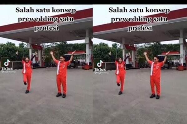 Viral Calon Pengantin Foto Prewedding di Pom Bensin, Baim Wong: Suka Banget sama Kesederhanaan Mereka
