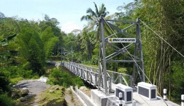 Dua Jembatan Gantung di Jawa Tengah Telah Rampung, PUPR: Bentuk Meningkatkan Konektivitas Pedesaan