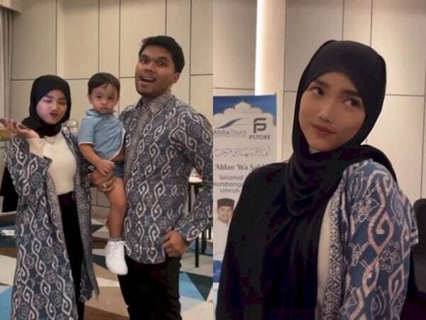 Umrah Bareng, Thariq-Fuji Pakai Baju Samaan Foto Bareng Gala: Pulang Langsung ke KUA