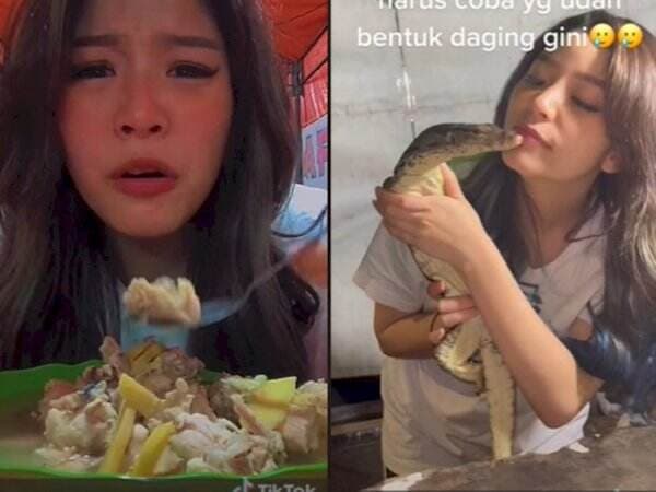 Gadis Cantik Ini Makan Sup Biawak dan Biawak Goreng, Ngaku Tak Tega Lihat Biawak Dimasak