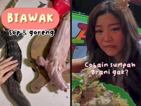 Rasa Sup Biawak dan Biawak Goreng yang Dimakan Gadis Cantik Lisa 'The Explorer'