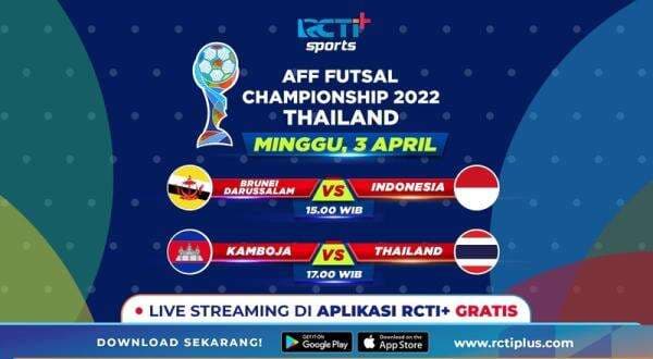 Link Live Streaming Piala AFF Futsal 2022 Hari Ini: Timnas Indonesia Lawan Brunei Link Live Streaming Piala AFF Futsal 2022 Hari Ini: Timnas Indonesia Lawan Brunei