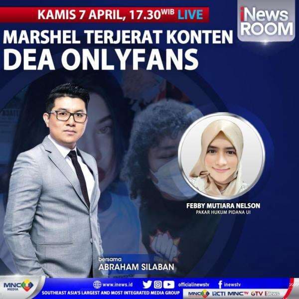 Marshel Widianto Beli Video Porno Dea OnlyFans, Selengkapnya Hanya di iNews Room Marshel Widianto Beli Video Porno Dea OnlyFans, Selengkapnya Hanya di iNews Room