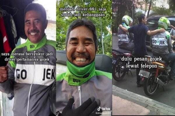 Viral! Pengemudi Gojek Nomor 001 Ini Tak Mau Lepas Jaket, padahal Diimingi Uang Banyak