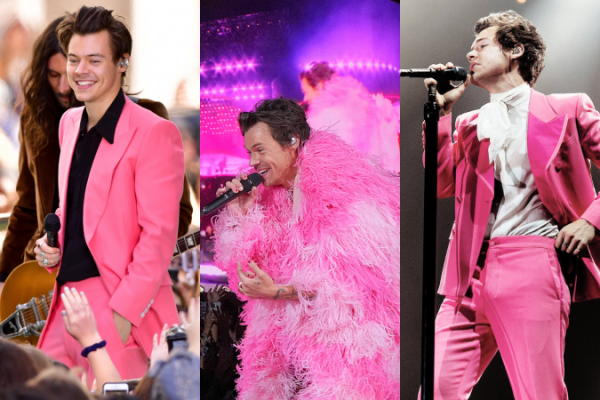 Selalu Curi Perhatian, Ini 7 Gaya Harry Styles dalam Oufit Berwarna Pink!