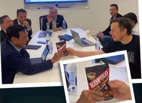 Pertemuan Luhut-Elon Musk Ada Kopiko, Saham MYOR Sekarang Anjlok Pertemuan Luhut-Elon Musk Ada Kopiko, Saham MYOR Sekarang Anjlok