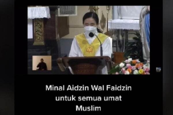 Viral! Umat Katolik Jemaah Katedral Jakarta Doakan Muslim Rayakan Idul Fitri 1443 Hijriah