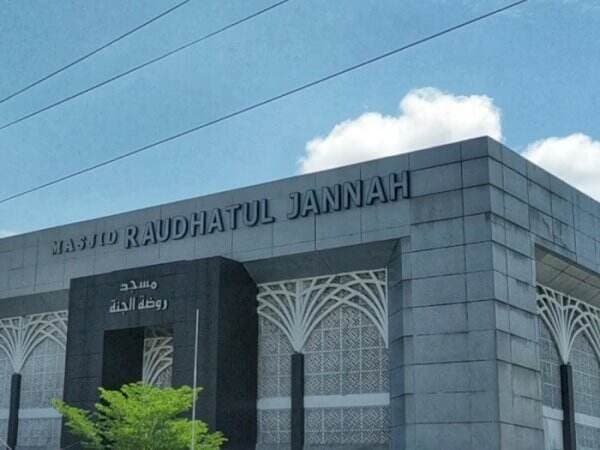 Raudhatul Jannah, Masjid Unik Berbentuk Kubus dengan Tempat Wudu Sangat Indah!