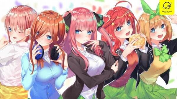 Urutan Kembar Lima Terbaik di Anime Go-toubun no Hanayome, Bukan Miku!