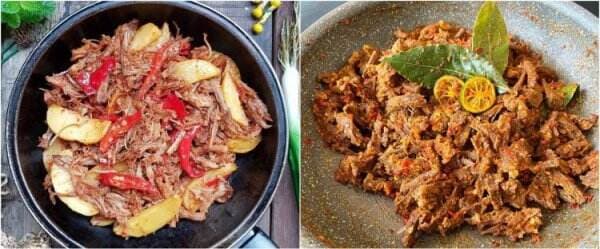 13 Resep olahan daging suwir, istimewa, lezat, dan bikin nagih