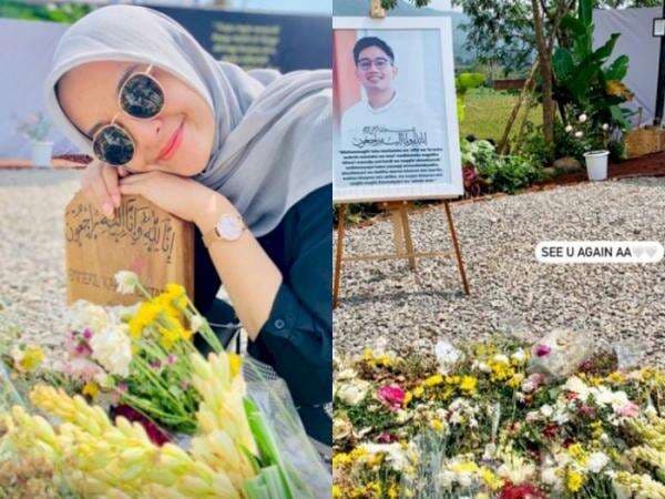 Nabila Ishma Bersandar di Nisan Eril, Wajah Bahagia Jadi Sorotan: Aku Udah Tepati Janji Nabila Ishma Bersandar di Nisan Eril, Wajah Bahagia Jadi Sorotan: Aku Udah Tepati Janji