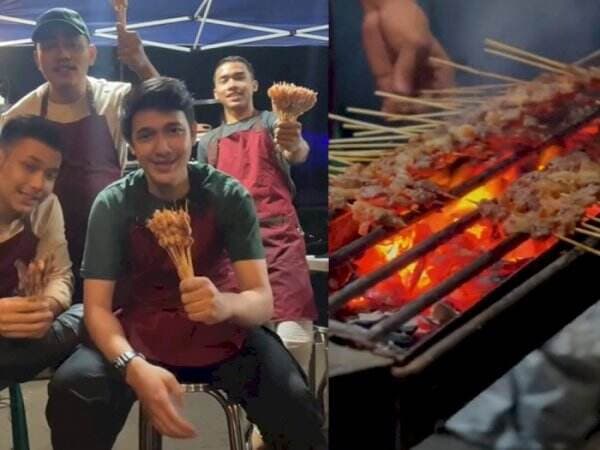 Paras Tampan Abang Tukang Sate di Bandung Meresahkan, Netizen: Gak Mau Pindah Jualannya?