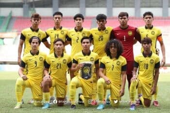 Timnas Malaysia U-19 Sementara Unggul 1-0 atas Laos U-19 di Babak Pertama Final Piala AFF U-19 2022 Timnas Malaysia U-19 Sementara Unggul 1-0 atas Laos U-19 di Babak Pertama Final Piala AFF U-19 2022