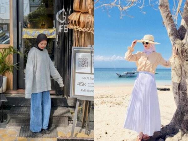 5 Outfit ke Pantai yang Cocok untuk Hijabers, Simple Casual!