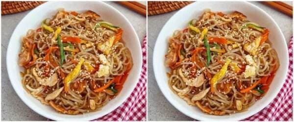 Resep dan cara membuat jap chae ala Korea, simpel dan bikin kenyang