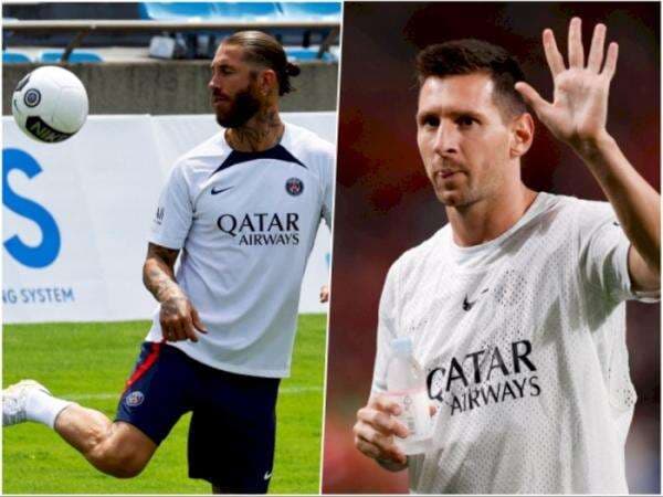 Lihat Wajahnya! Lionel Messi Marah Kena Tekel Sergio Ramos saat Latihan Lihat Wajahnya! Lionel Messi Marah Kena Tekel Sergio Ramos saat Latihan