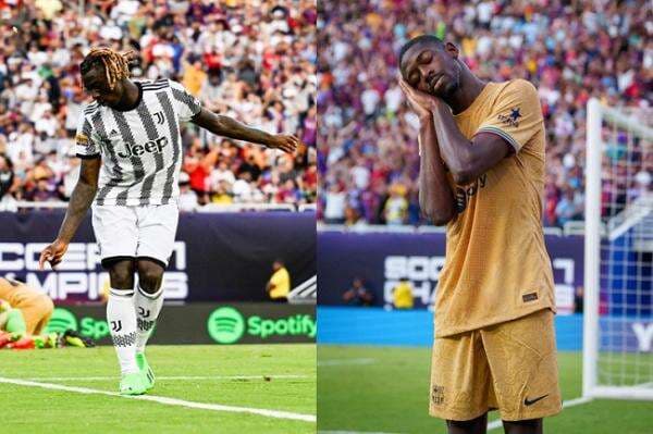 Barcelona versus Juventus Tanpa Pemenang, Ousmane Dembele dan Moise Kean Jadi Bintang Barcelona versus Juventus Tanpa Pemenang, Ousmane Dembele dan Moise Kean Jadi Bintang