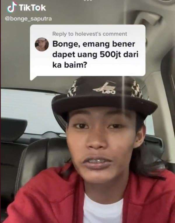 Polemik Citayam Fashion Week, Bonge Bantah Terima Uang Rp 500 Juta dari Baim Wong dan Paula Verhoeve