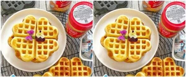 Resep waffle simpel untuk sarapan, mudah dibuat dan lembut