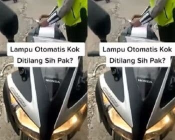 Viral Lampu Sepeda Motor Nyala Tapi Ditilang, Yuk Pahami Aturan Lengkap Penggunaan Lampu Utama