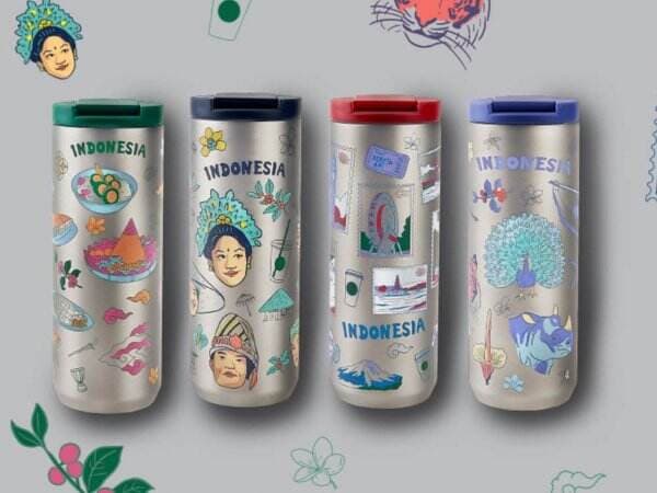 Gandeng Ilustrator Tanah Air, Starbucks Rilis Tumbler Bertema Keindahan Indonesia