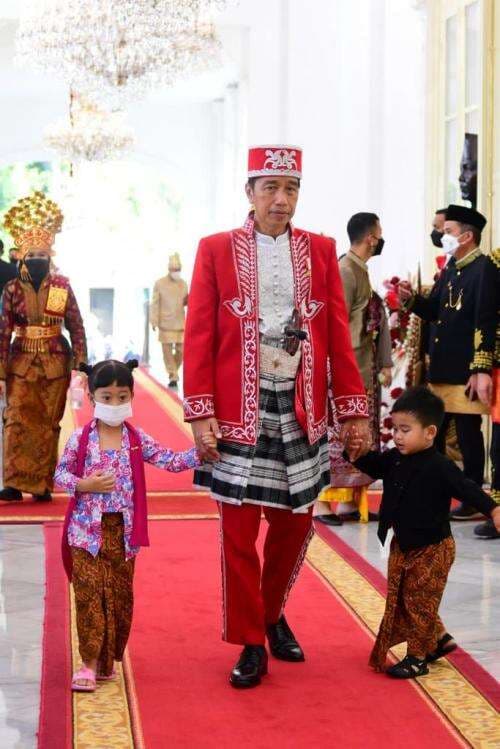 Jokowi Pakai Baju Adat Buton Dolomani di Upacara HUT ke-77 RI, Ini Makna dan Filosofinya