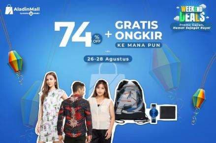 Gajian Tiba, Waktunya Melipir ke AladinMall by Mister Aladin! Ada Diskon hingga 74% Gajian Tiba, Waktunya Melipir ke AladinMall by Mister Aladin! Ada Diskon hingga 74%