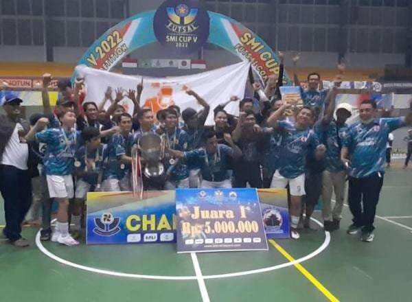 Meriahkan HUT Kemerdekaan RI ke 77, PT SMI Gelar Turnamen Futsal Antar Karyawan