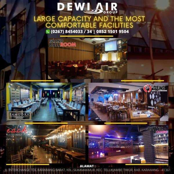 Dewi Air Restaurant dan Karaoke Karawang Hadir dengan Suasana Baru Dewi Air Restaurant dan Karaoke Karawang Hadir dengan Suasana Baru
