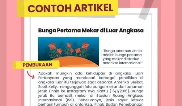 Contoh Artikel Singkat Terbaru 2022 dalam Berbagai Tema, Lengkap dengan Strukturnya