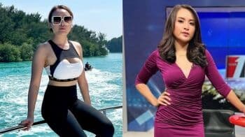 Potret Prima Alvernia si Presenter Cantik, Pakai Rok Mini Naik Helikopter