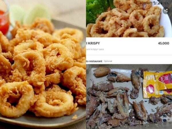 Ngaco! Cumi Goreng Tepung di Aplikasi Online Ini Mirip Kecoa, tapi Harganya Mahal Banget